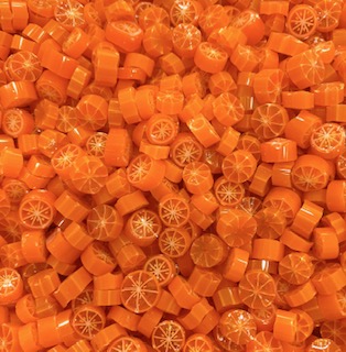 Murrine fruit orange slices 90COE